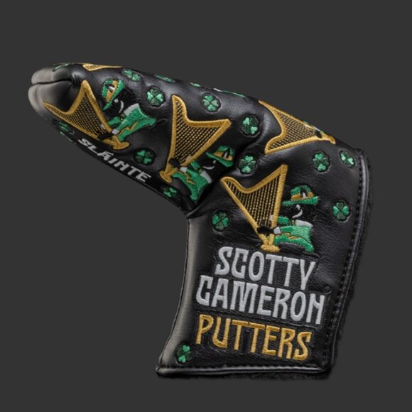 SCOTTY CAMERON 2024 ST PATRICK’S DAY HEADCOVER DUELING HARPS NWT - Picture 2 of 8
